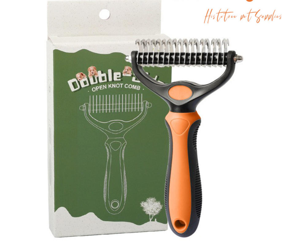 ⏰🔥LIMITED TIME 50% OFF! 🐾 Professional Deshedding Tool for Dogs & Cats – Gentle, Efficient & Fur-Free Home ✨💖-XA