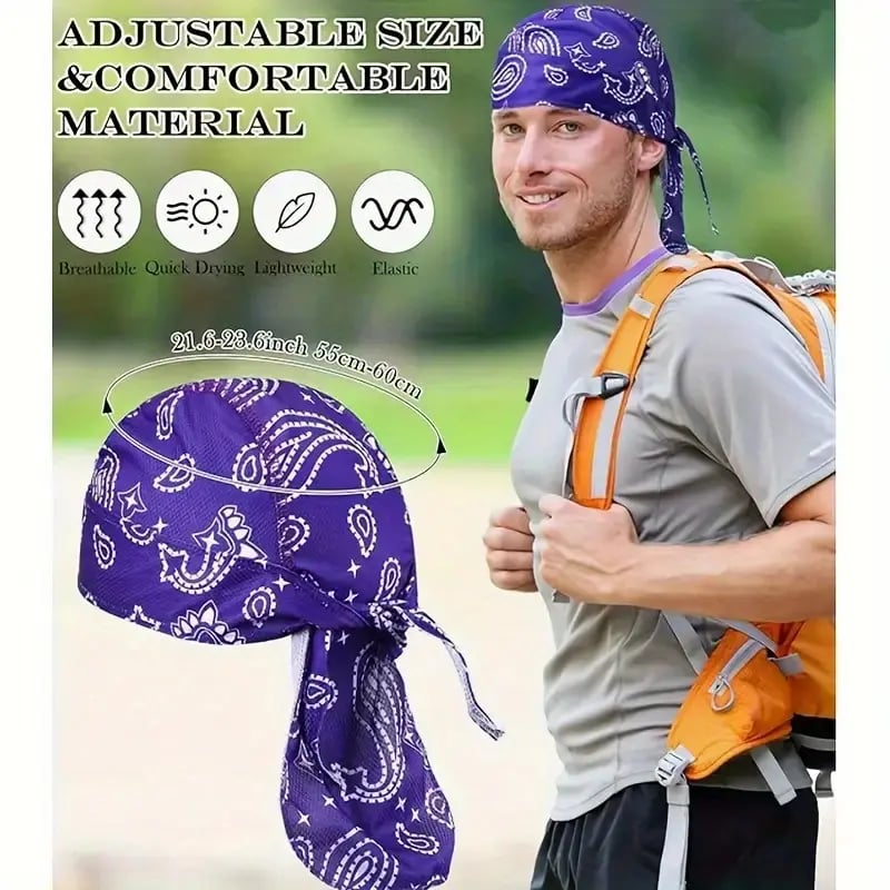 Paisley Cooling Headscarf Cap-ABB8