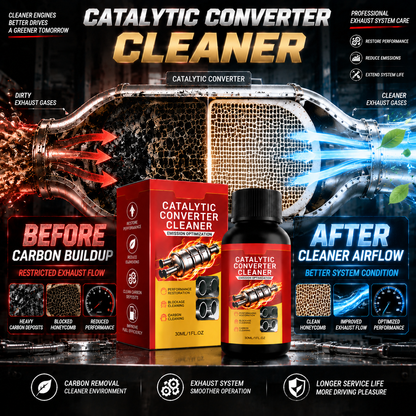 Catalytic Converter Cleaner – Carbon Deposit Cleaning, Fuel Efficiency & Engine Performance Support-JR-8JX3