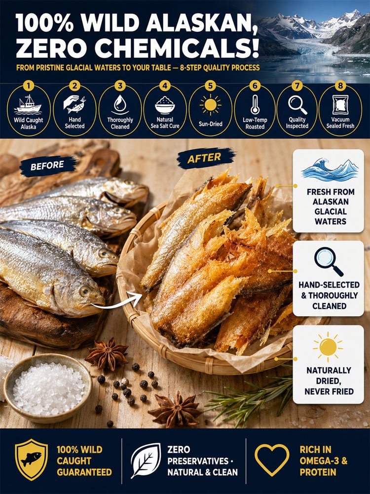 High-protein ready-to-eat deep-sea fish crisps-JR-Joan