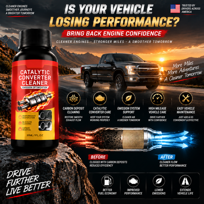 Catalytic Converter Cleaner – Carbon Deposit Cleaning, Fuel Efficiency & Engine Performance Support-JR-8JX3