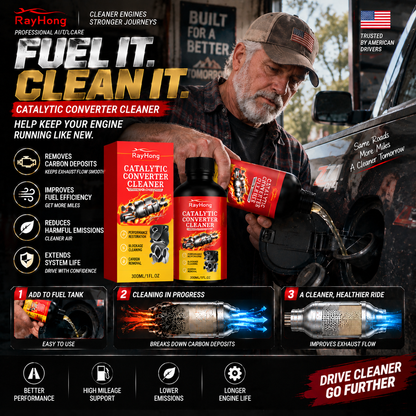 Catalytic Converter Cleaner – Carbon Deposit Cleaning, Fuel Efficiency & Engine Performance Support-JR-8JX3
