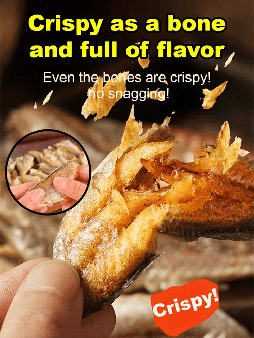 High-protein ready-to-eat deep-sea fish crisps-JR+Sam