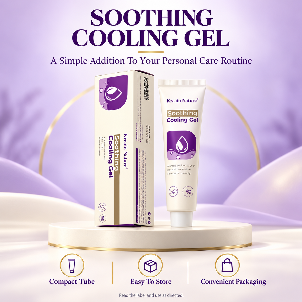 Kreah Nature Soothing Cooling Gel – Refreshing Men’s Intimate Care for Everyday Comfort & Confidence-JR