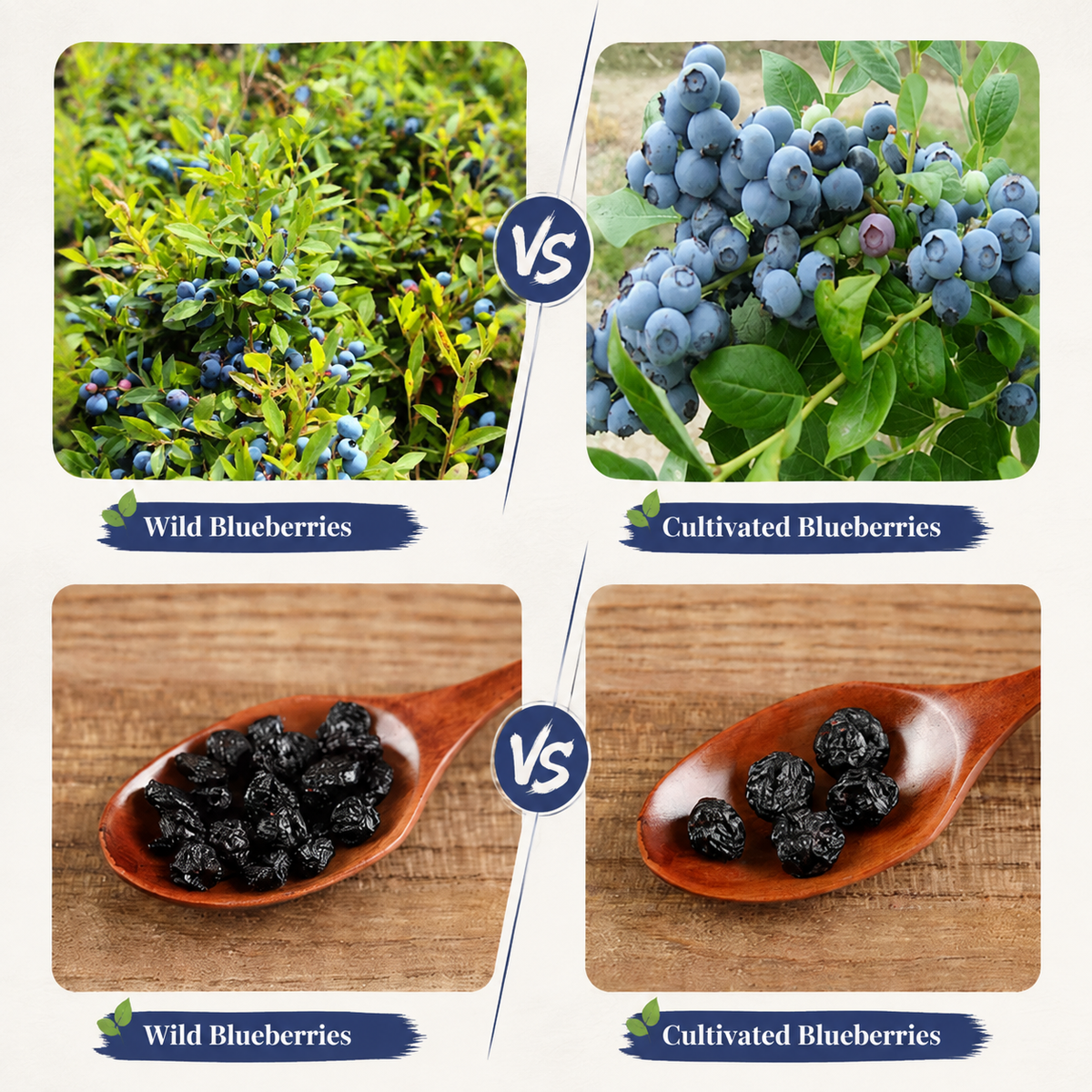 Premium Unsweetened Dried Wild Blueberries from Canada | Antioxidant Superfood Snacks-JR-WHM