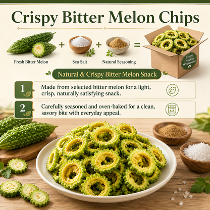 Crispy Bitter Melon Chips-JR-Bestseller