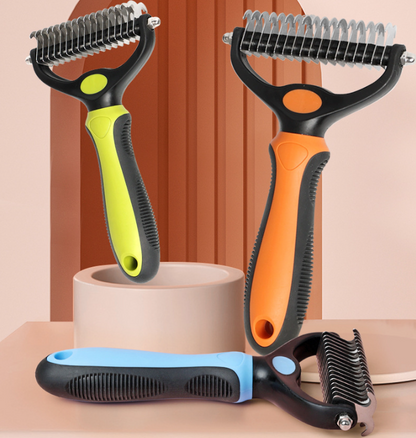 ⏰🔥LIMITED TIME 50% OFF! 🐾 Professional Deshedding Tool for Dogs & Cats – Gentle, Efficient & Fur-Free Home ✨💖-XA