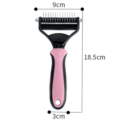 ⏰🔥LIMITED TIME 50% OFF! 🐾 Professional Deshedding Tool for Dogs & Cats – Gentle, Efficient & Fur-Free Home ✨💖-XA