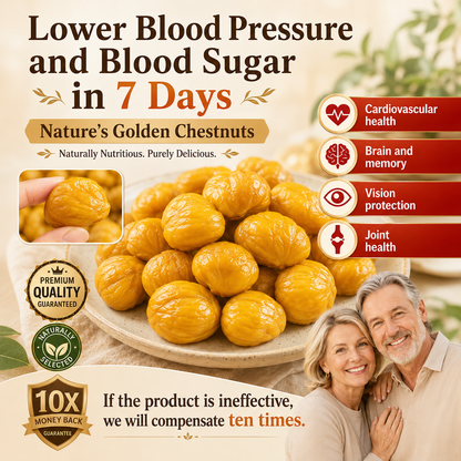 🌰 Nature’s Golden Chestnuts 💛 Heart‑Friendly Snack｜Packed With Daily Good Nutrition-JR-Rex