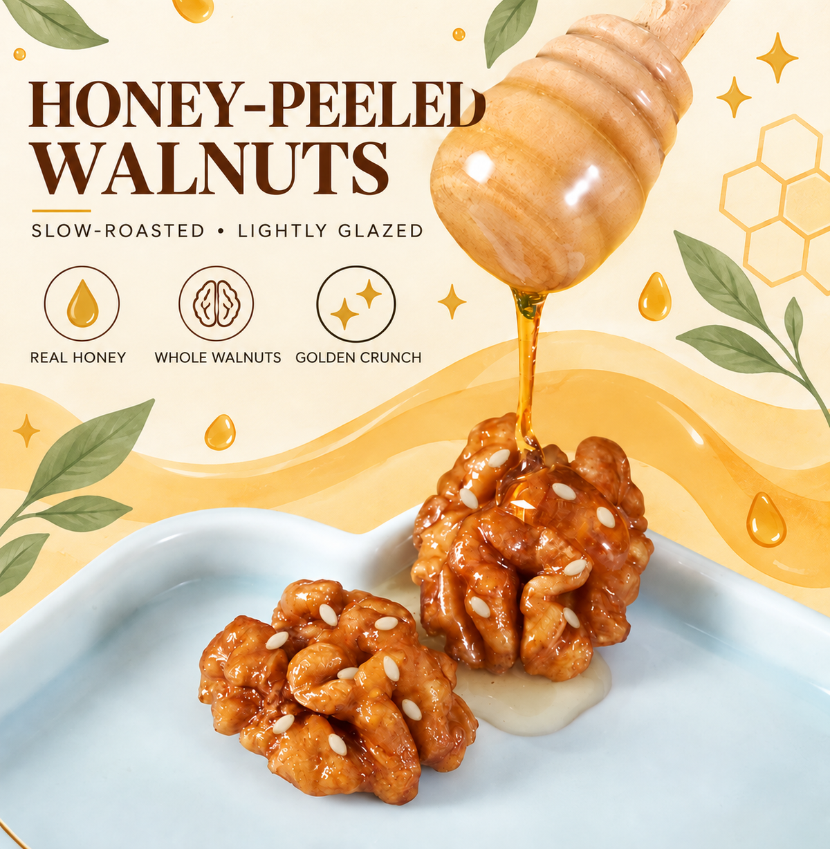 Honey-Peeled Walnuts – Delicious Crunch with Real Heart Benefits-JR-OUO