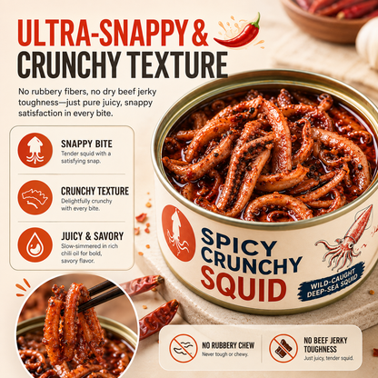 [Factory Direct Jumbo Pack] Slow-Baked Crispy Squid Bites – Pantry Stacker Bundle (Buy 3 Get 3 Free) -JR- LGZ