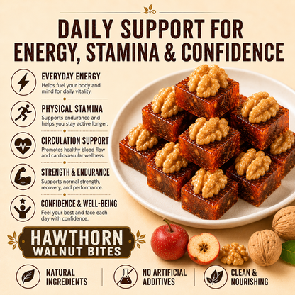 Natural Daily Fuel for Men’s Strength, Stamina & Vitality-Hawthorn Walnut Pie-JR-HJY