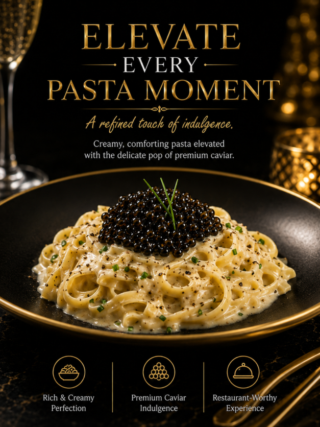 Black Gold Premium Sturgeon CaviarPlump Pearls Ocean-SourcedNutrition for Your Body-JT3-JR