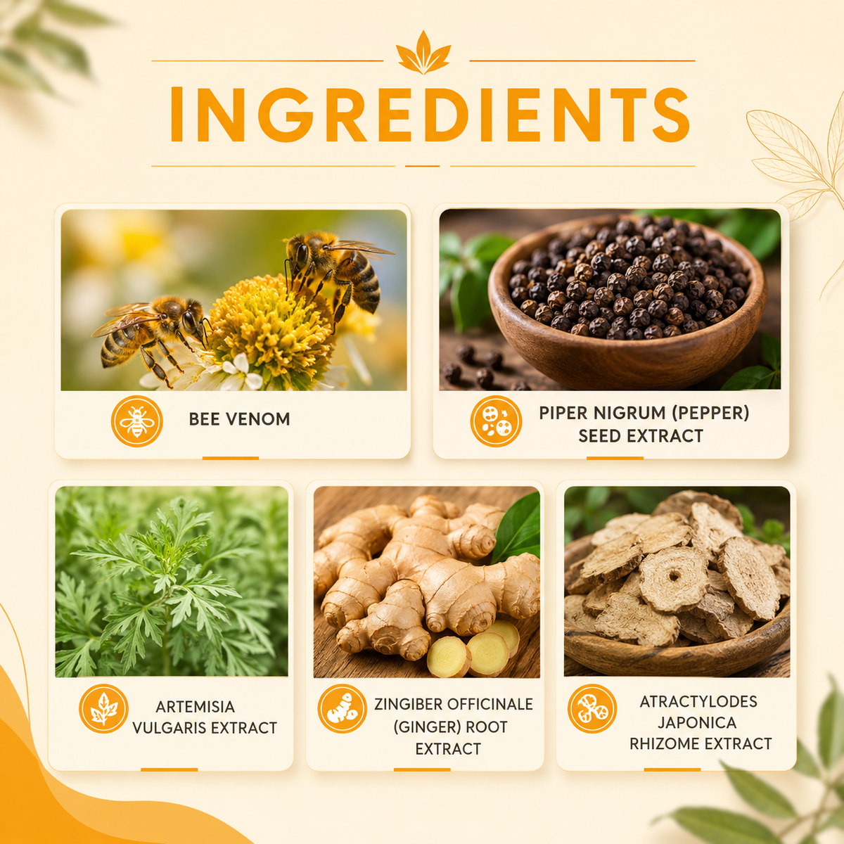 DeluNora® Bee Venom Ginger & Honey Foot Pads -JR-Alin