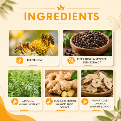DeluNora® Bee Venom Ginger & Honey Foot Pads -JR-Alin