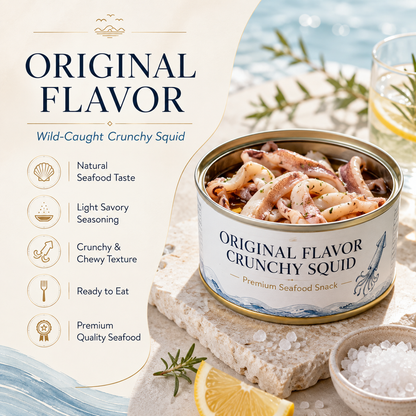 [Factory Direct Jumbo Pack] Slow-Baked Crispy Squid Bites – Pantry Stacker Bundle (Buy 3 Get 3 Free) -JR- LGZ