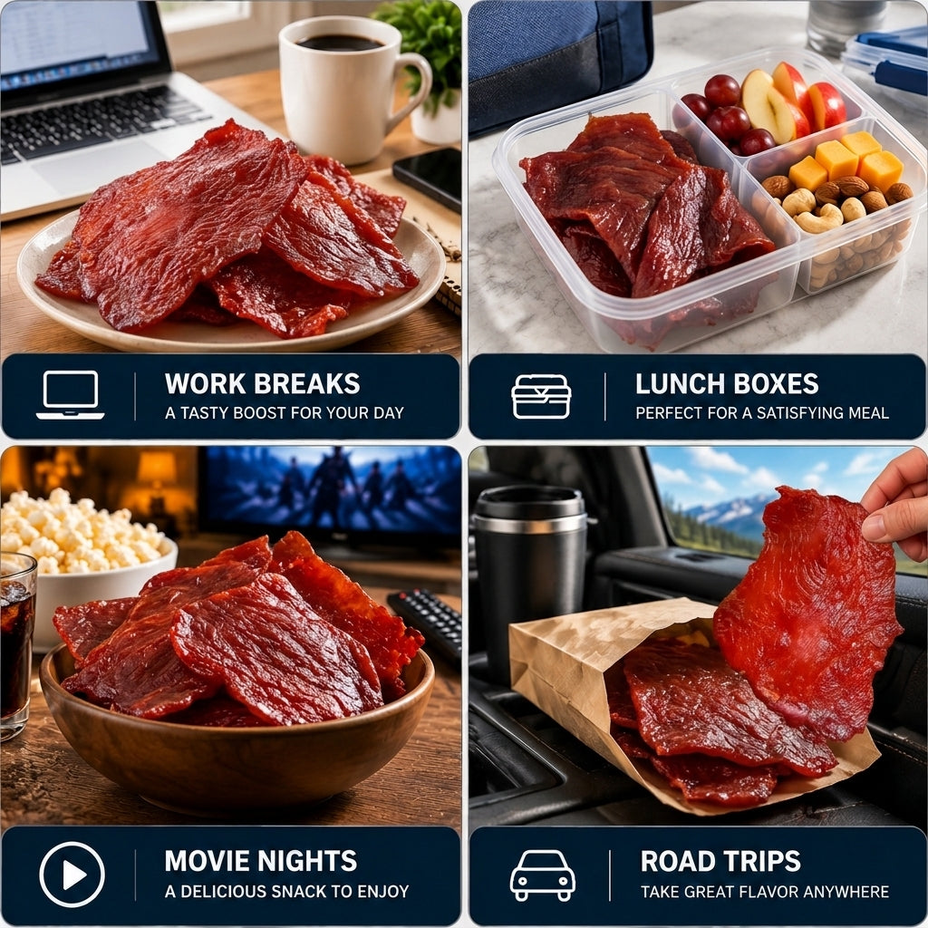 👌🐷 Premium Iberian Pork Jerky —🐖🥩More Protein. Less Sugar. Real Meat-JR-ABB8