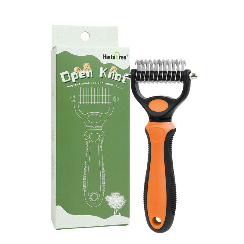⏰🔥LIMITED TIME 50% OFF! 🐾 Professional Deshedding Tool for Dogs & Cats – Gentle, Efficient & Fur-Free Home ✨💖-XA