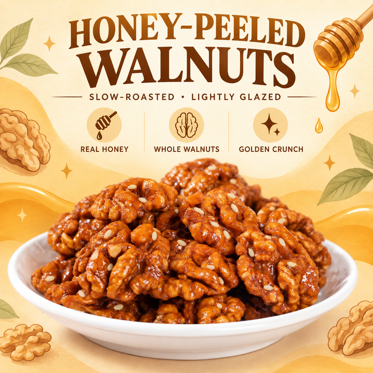 Honey-Peeled Walnuts – Delicious Crunch with Real Heart Benefits-JR-OUO