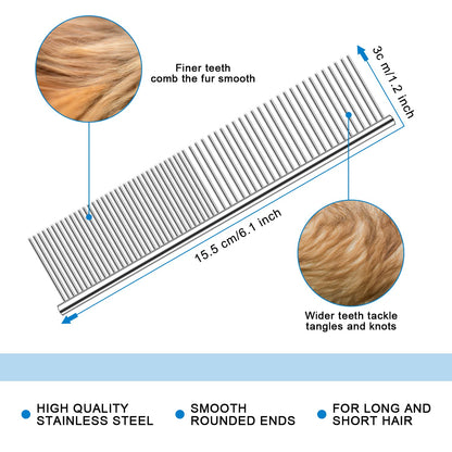⏰🔥LIMITED TIME 50% OFF! 🐾 Professional Deshedding Tool for Dogs & Cats – Gentle, Efficient & Fur-Free Home ✨💖-XA
