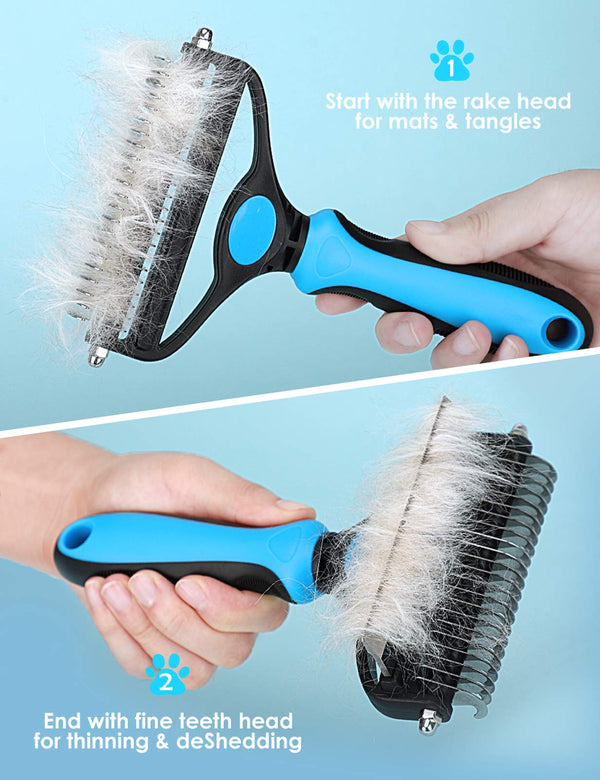 ⏰🔥LIMITED TIME 50% OFF! 🐾 Professional Deshedding Tool for Dogs & Cats – Gentle, Efficient & Fur-Free Home ✨💖-XA