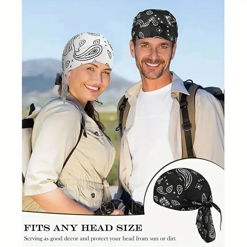 Paisley Cooling Headscarf Cap-ABB8