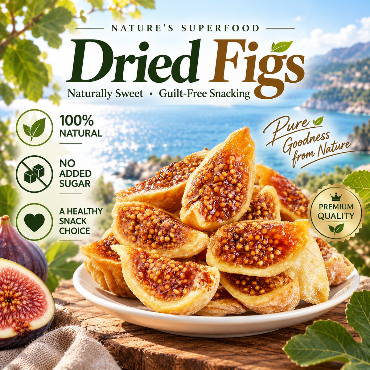 The Ancient Fruit Snack Everyone Is Talking About Soft, Sweet & Naturally Delicious Dried Figs-JR-EDC