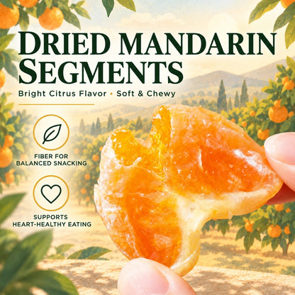 Dried Mandarin Segments – Sweet Taste, Steady Energy, Heart-Friendly-JR-OUO