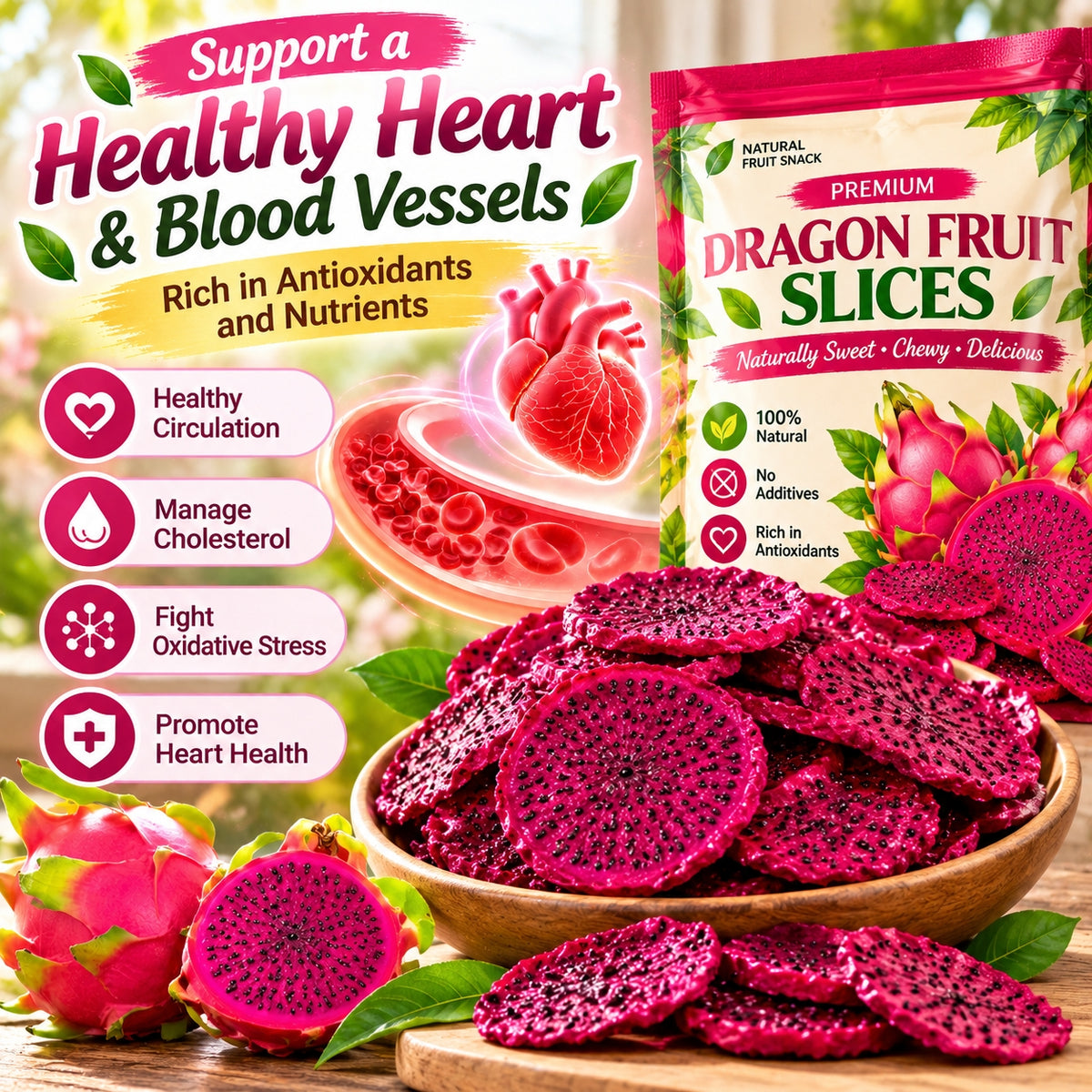 Premium Dried Dragon Fruit-JR