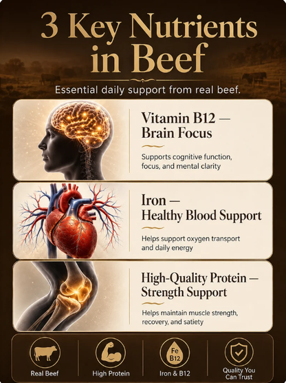 Premium Pasture-Raised Angus BeefPremium High-ProteinJerky-Pasture-Raised Beef Snack-JR