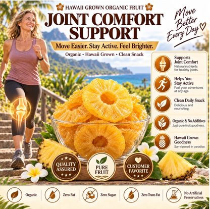 🔥 Hawaii’s Golden Dried Pineapple – 🍍A Clean Tropical Snack for Active Living-JR-Fay