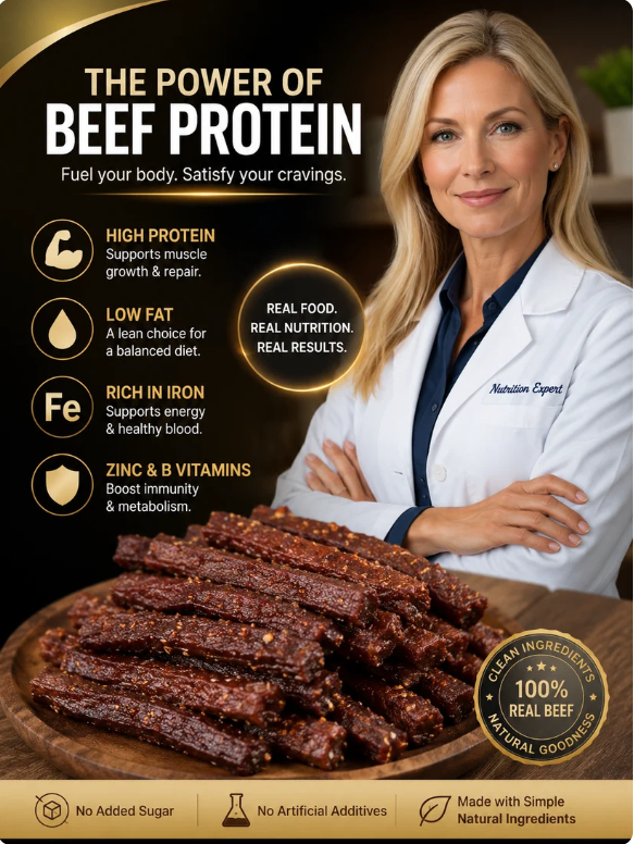 Premium Pasture-Raised Angus BeefPremium High-ProteinJerky-Pasture-Raised Beef Snack-JR