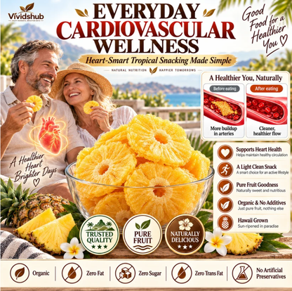🔥 Hawaii’s Golden Dried Pineapple – 🍍A Clean Tropical Snack for Active Living-JR-Fay